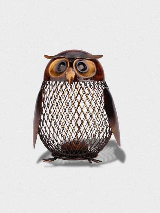 Tirelire Hibou En Metal
