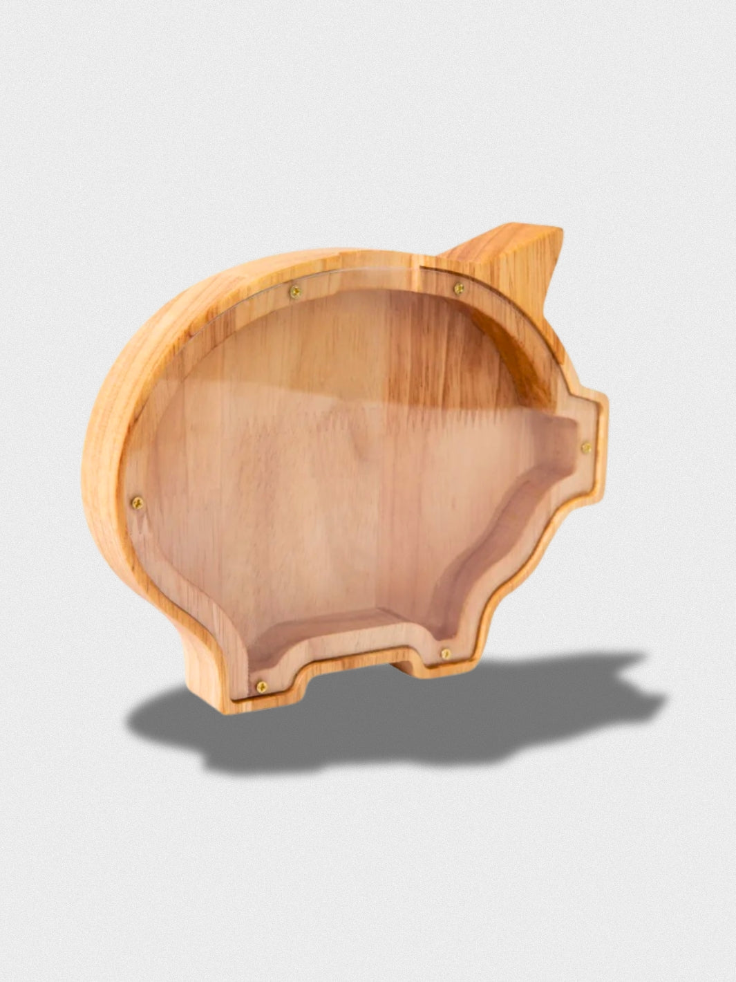 Tirelire Animaux En Bois Transparent