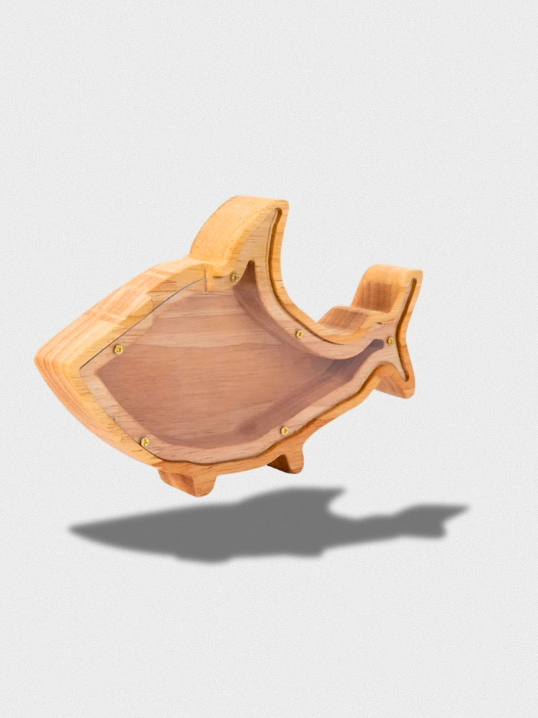 Tirelire Animaux En Bois Transparent
