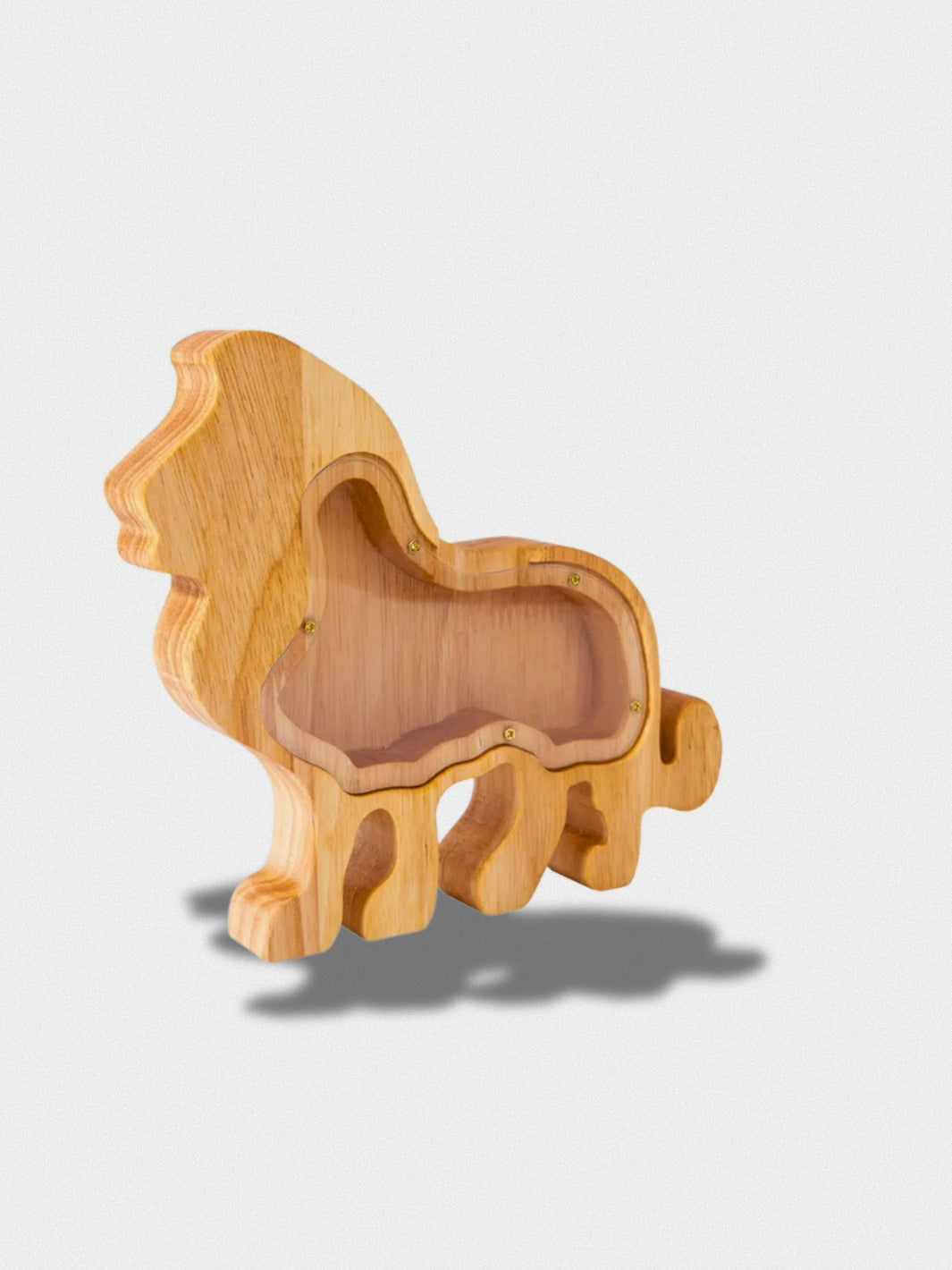 Tirelire Animaux En Bois Transparent