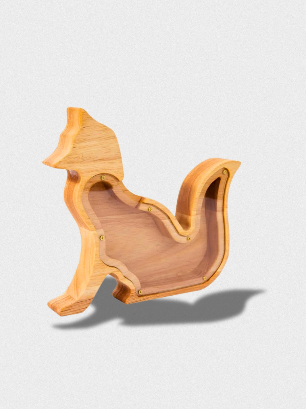 Tirelire Animaux En Bois Transparent